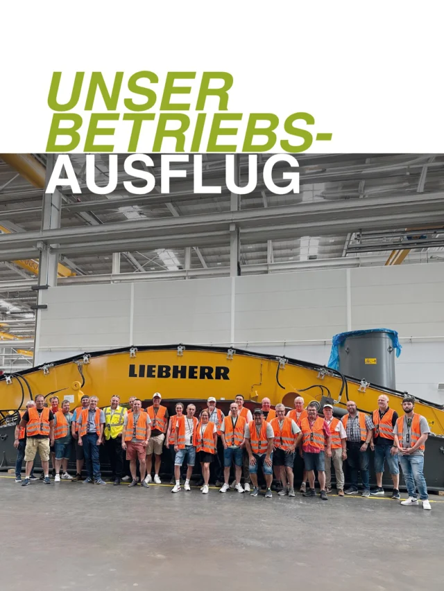 Ein Blick hinter die Kulisse und ganz nach oben! ⬆️ ✨

Vergangenen Samstag ging‘s für uns zum Liebherr Werk nach Kirchdorf – dem Ursprungsort der Liebherr-Geschichte. Im Werk durften wir spannende Einblicke in die Produktion von Maschinen für Materialumschlag und Erdbewegung gewinnen. 

Nach einem leckeren Mittagessen führte uns der Weg weiter zum TK Elevator Testturm in Rottweil. Bei traumhaftem Wetter genossen wir die beeindruckende Aussicht in schwindelerregender Höhe! 

Ein gelungener Tag, der mit einem gemütlichen Abendessen perfekt ausgeklungen ist. 

#Betriebsausflug#Team#Liebherr#Kirchdorf#Maschinenliebe#AussichtGenießen#Echtle#Rottweil