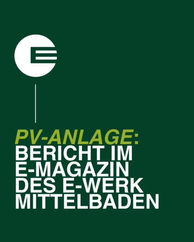 ☀️ Unsere neue PV-Anlage im Rampenlicht! ☀️

 

Im aktuellen E-Magazin des E-Werk Mittelbaden gibt’s einen tollen Bericht über unsere neue Photovoltaikanlage – und wir freuen uns riesig, damit sogar auf dem Cover vertreten zu sein! 🙌

Mit der neuen PV-Anlage setzen wir ein klares Zeichen für Nachhaltigkeit und regionale Energiewende. Der Artikel gibt spannende Einblicke in die Planung, Umsetzung und unseren Beitrag zur klimafreundlichen Stromerzeugung. 💡🌍

Danke an das Team vom @e_werk_mittelbaden für die großartige Zusammenarbeit!

 

#Echtle #Energie #PV-Anlage #Solar #E-Werk #Nordrach #Schwarzwald #Blackforest